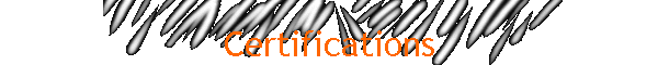 Certifications